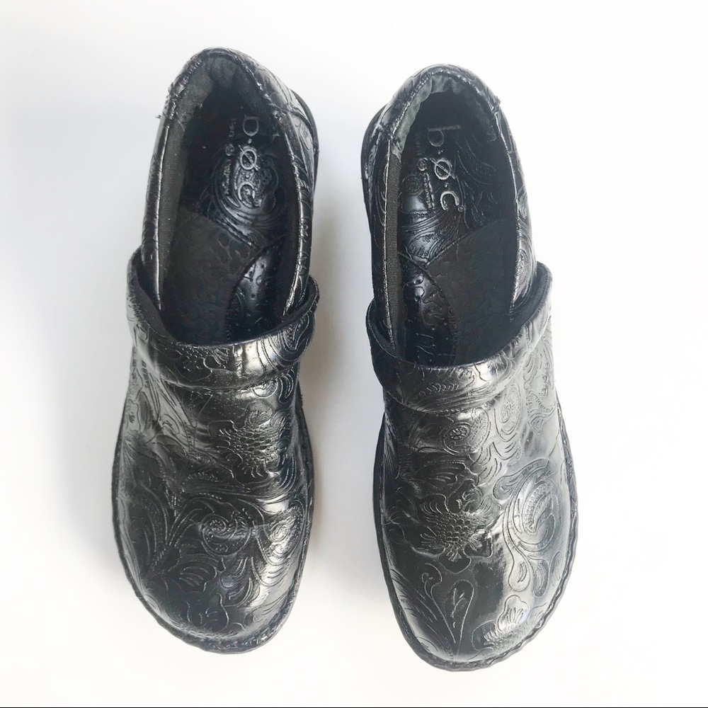 BOC | Peggy Black pattern clogs -8
